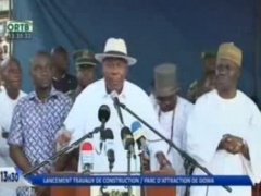 Boni Yayi lance les travaux de construction du parc d'attraction de Dowa à Porto Novo